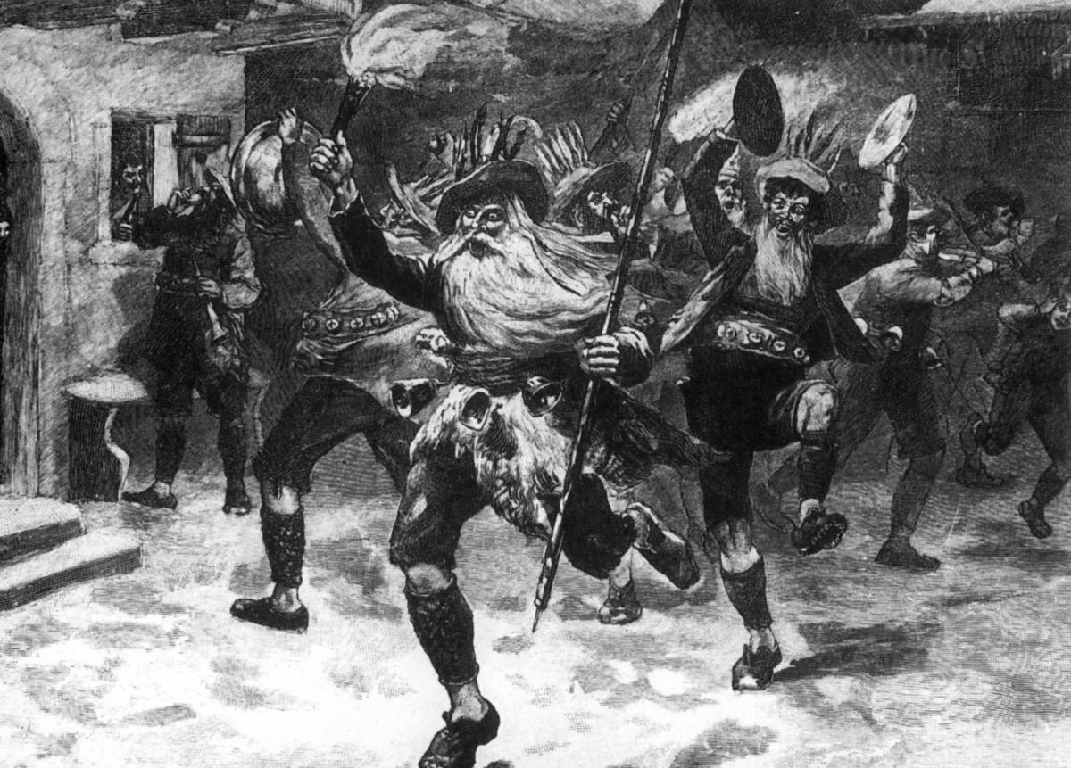 historischer perchtenlauf